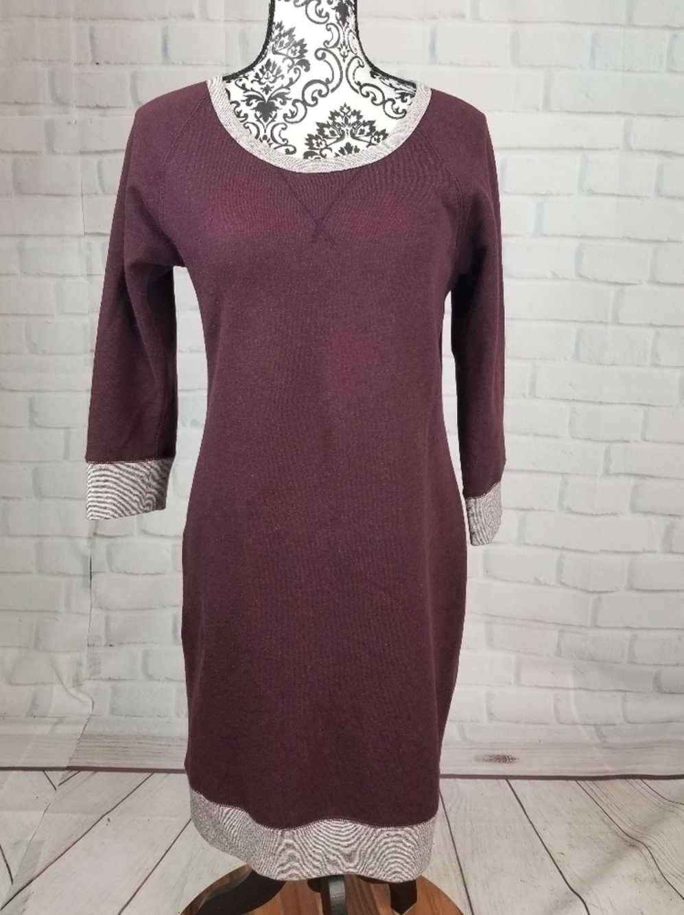 J. Crew long sleeve popover active wear dress
